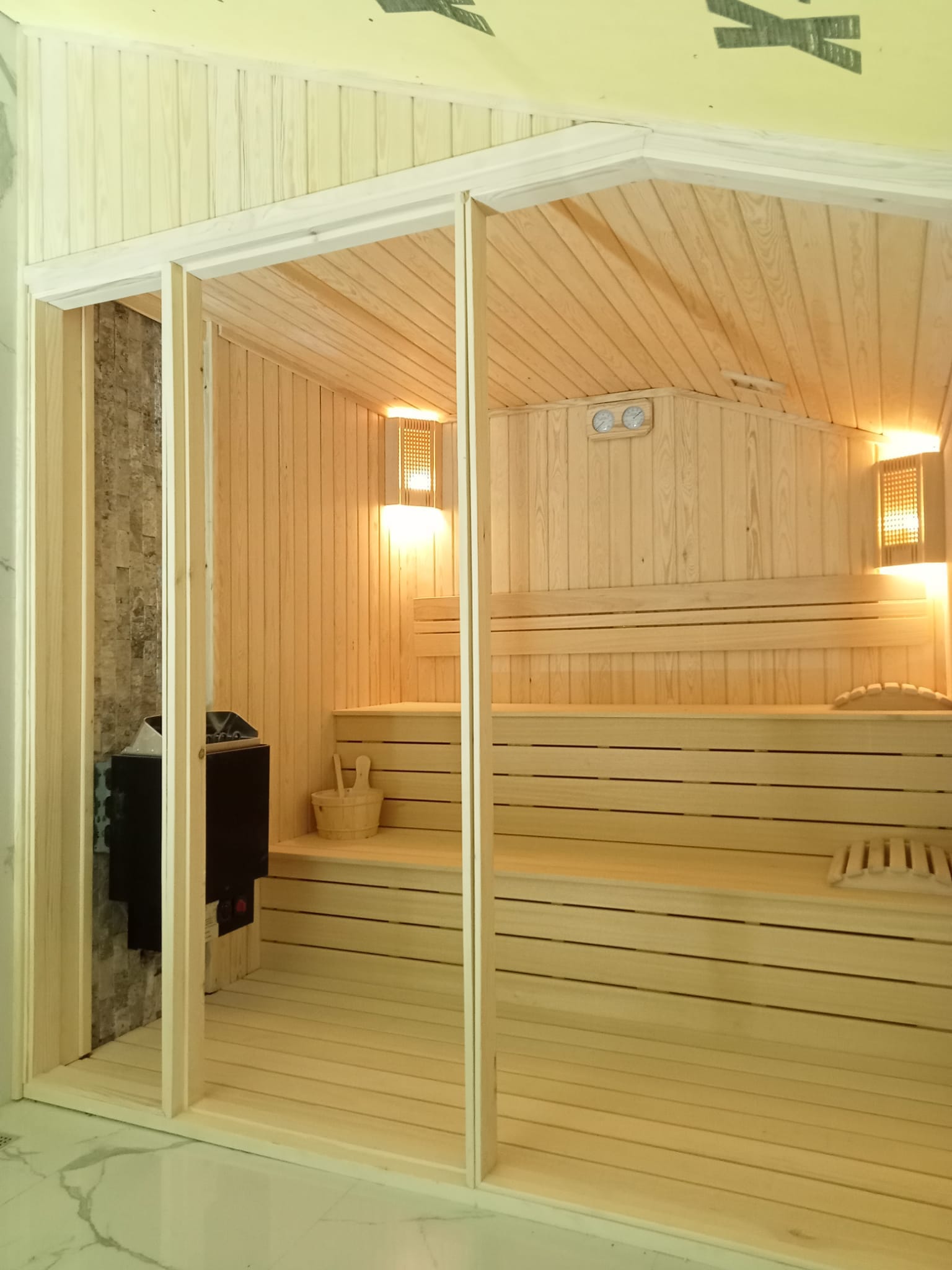 Tamamlanmış Sauna Projelerimiz 27 ankara incek özel konut sauna