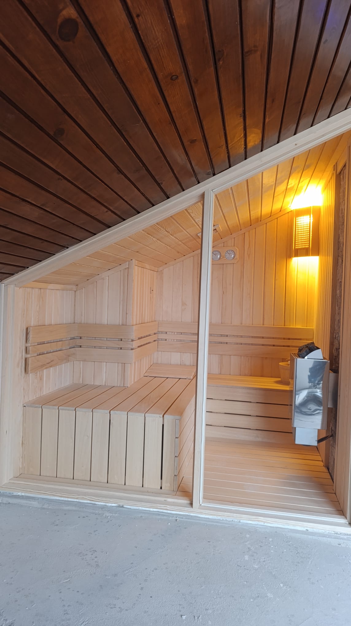 Tamamlanmış Sauna Projelerimiz 26 ankara gölbaşı özel konut sauna