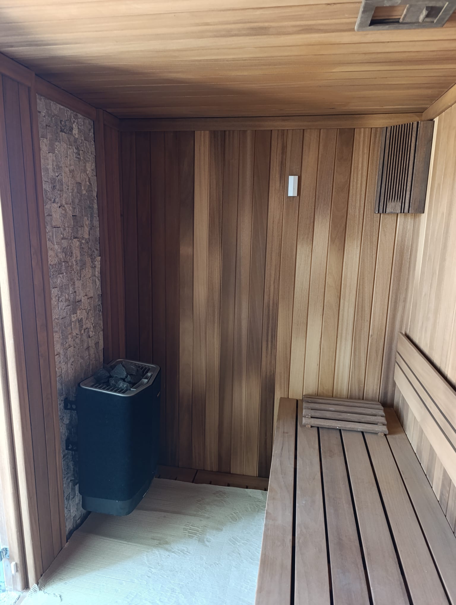 bodrum özel konut sauna yapimi