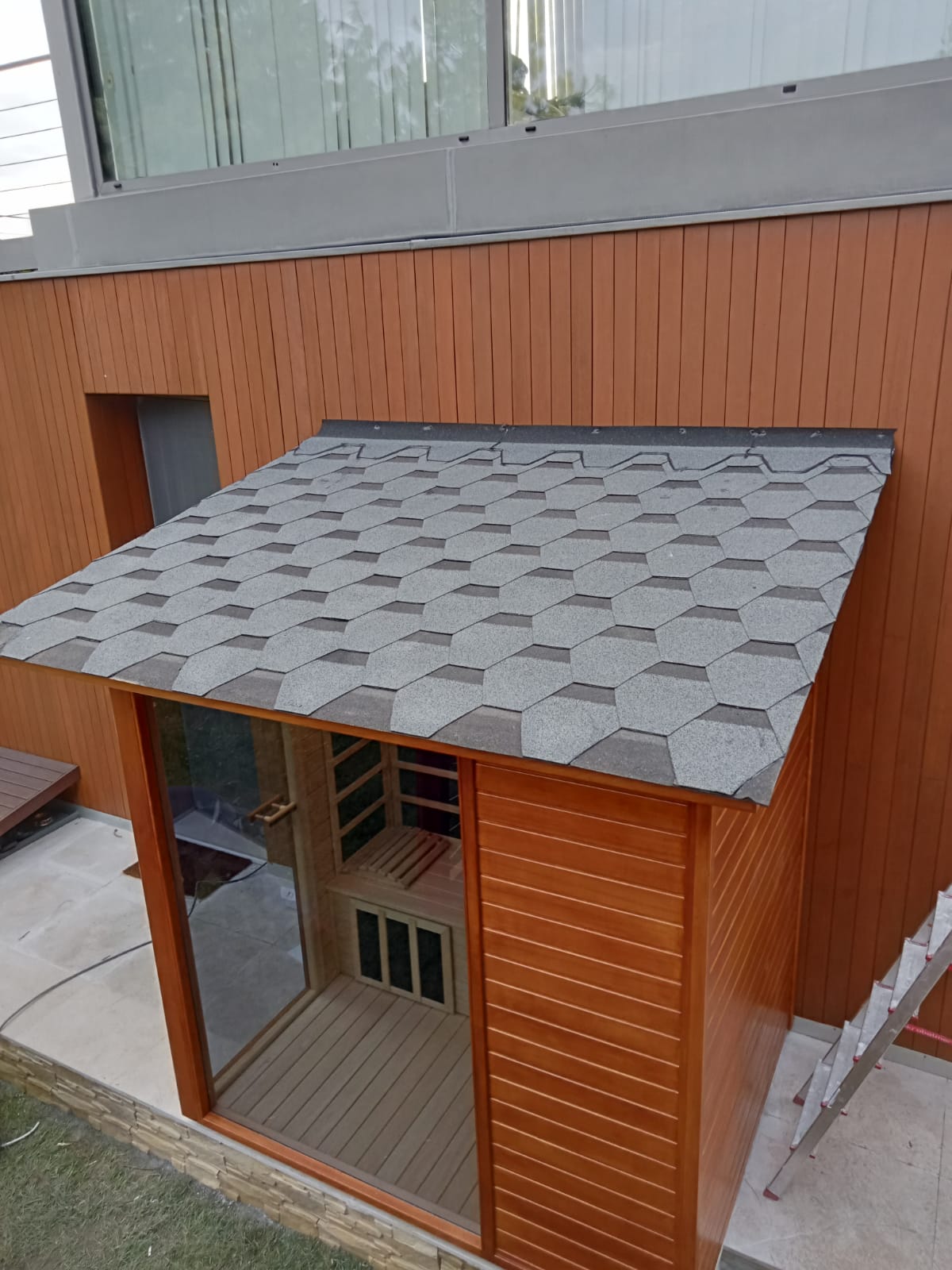 sapanca özel konut sauna yapimi